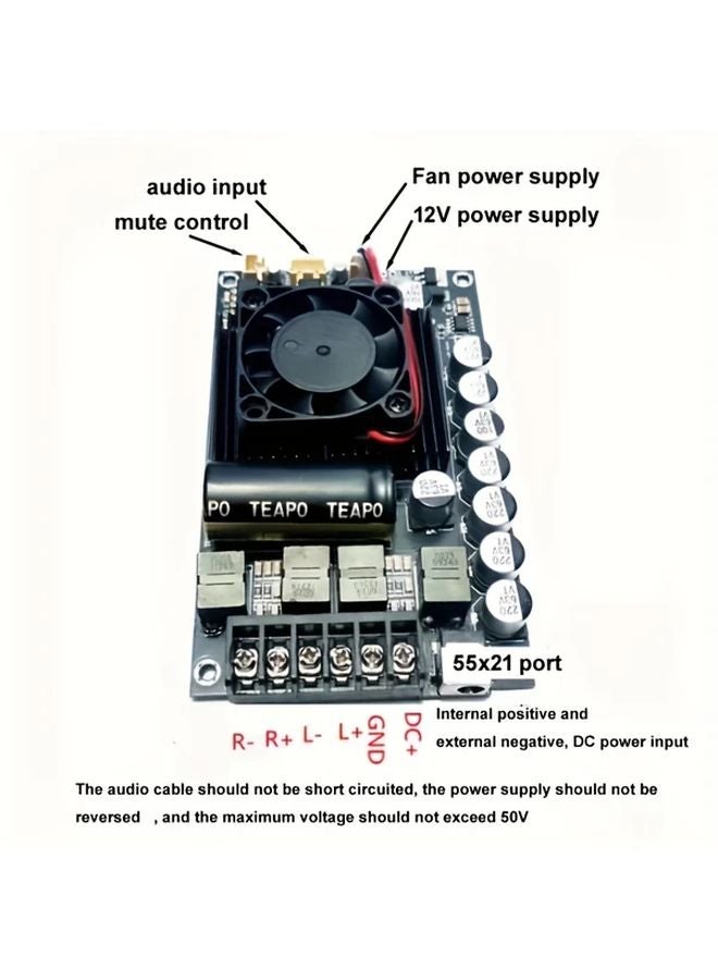 TPA3255 630W High Power Stereo HIFI Digital Amplifier Board 1pc - Image 3